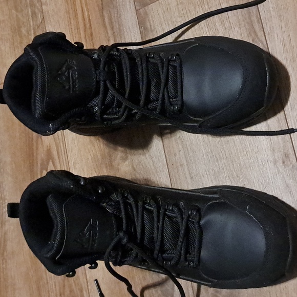 NORTI Men's Black Lace-Up Boots Size 10 - Picture 1 of 4